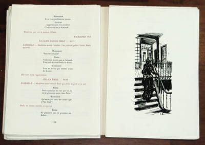 LE SILENCE EST D'OR. Comédie cinématographique. [Édition originale sur vergé]