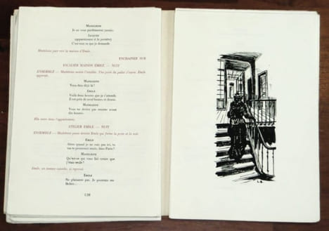 LE SILENCE EST D'OR. Comédie cinématographique. [Édition originale sur vergé]. CLAIR René - BARSACQ Léon (illustrations)