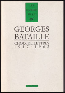 CHOIX DE LETTRES. 1917 - 1962.