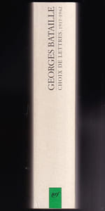 CHOIX DE LETTRES. 1917 - 1962.