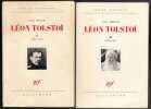 LÉON TOLSTOÏ. Complet en 2 tomes. 1 : 1828 - 1870. 2 : 1870 - 1910.. (TOLSTOÏ) - CHKLOVSKI Victor