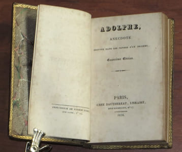 ADOLPHE. Anecdote trouvée dans les papiers d'un inconnu.