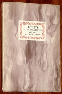 SONNETS. Suivis de la REQUESTE AU ROY [Un des 50 exemplaires hors commerce]