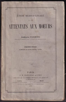 Étude médico-légale sur les attentats aux moeurs. TARDIEU Alexandre