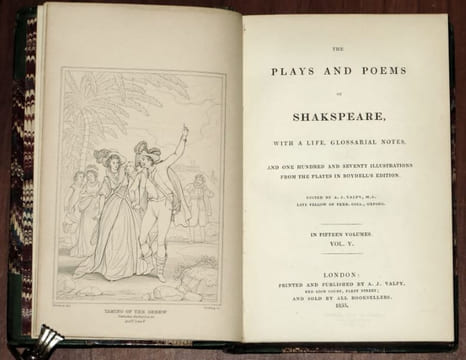 THE PLAYS AND POEMS OF SHAKSPEARE. Volume V (5) : All's well that ends well - Taming of the Shrew - Winter's Tale.. SHAKSPEARE