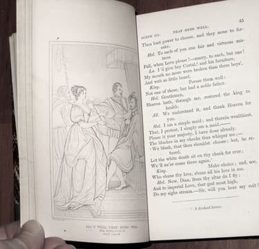 THE PLAYS AND POEMS OF SHAKSPEARE. Volume V (5) : All's well that ends well - Taming of the Shrew - Winter's Tale.. SHAKSPEARE
