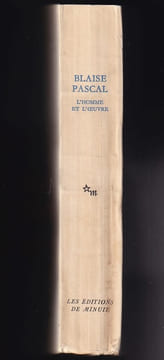 BLAISE PASCAL. L'homme et l'oeuvre. Cahiers de Royaumont - Philosophie n° 1. [Édition originale numérotée, sur alfa]. (PASCAL) - COLLECTIF