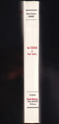 LES ESSAIS DE PAUL VALÉRY. Vers et prose. Étude et analyse par P.-F. Benoist.