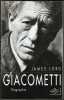 GIACOMETTI. Biographie.. (GIACOMETTI) - LORD James