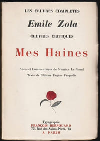 MES HAINES. Suivi de MON SALON et de ÉDOUARD MANET.