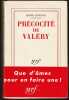 PRÉCOCITÉ DE PAUL VALÉRY. (VALÉRY) - MONDOR Henri