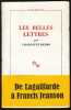 LES BELLES LETTRES.. DELBO Charlotte - COLLECTIF