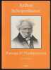 PARERGA ET PARALIPOMENA. Petits écrits philosophiques.. SCHOPENHAUER Arthur - JACKSON Jean-Pierre (traduction)