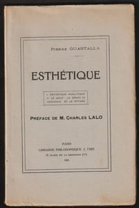 ESTHÉTIQUE. Esthétique analytique - Le goût, la grâce et le rythme
