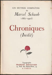 CHRONIQUES (Inédit)