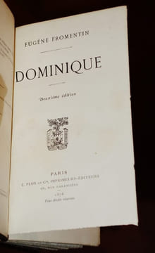 DOMINIQUE. [Deuxième édition]. FROMENTIN Eugène