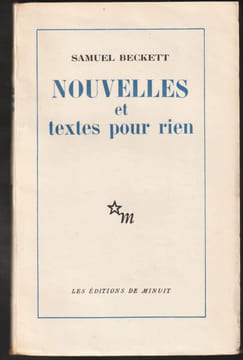 NOUVELLES ET TEXTES POUR RIEN. [Édition originale numérotée, sur vélin]. BECKETT Samuel