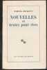 NOUVELLES ET TEXTES POUR RIEN. [Édition originale numérotée, sur vélin]. BECKETT Samuel