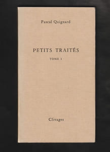 PETITS TRAITÉS. Tome I (1) 
