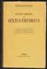 OEUVRES CHOISIES : Contre les Physiciens - Contre les Moralistes - Hipotyposes pyrrhoniennes. SEXTUS EMPIRICUS