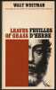 FEUILLES D'HERBES - LEAVES OF GRASS. Walt WHITMAN