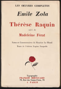 THÉRÈSE RAQUIN. Suivi de MADELEINE FÉRAT