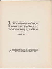L'ARAIGNÉE D'EAU [Édition originale sur vélin, signée par l'auteur]