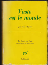 VASTE EST LE MONDE [Edition originale sur pur fil, hors commerce]