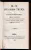 TRAIT&Eacute; DES SERVITUDES, ou Services fonciers.. PARDESSUS Jean-Marie