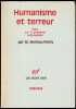 HUMANISME ET TERREUR. Essai sur le probl&egrave;me communiste.. MERLEAU-PONTY Maurice