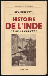 HISTOIRE DE L'INDE ET DE SA CULTURE.