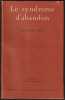 LE SYNDROME D'ABANDON.. GUEX Germaine