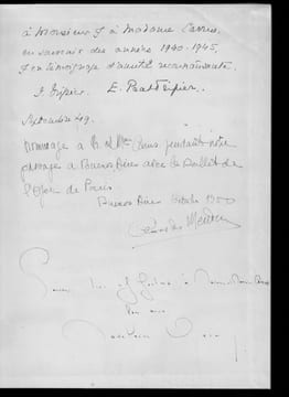 BALLETS DE L'OPÉRA DE PARIS. Ballets dans les opéras - Nouveaux ballets. [Avec un dessin autographe signé de Serge LIFAR]. VAILLAT Léandre