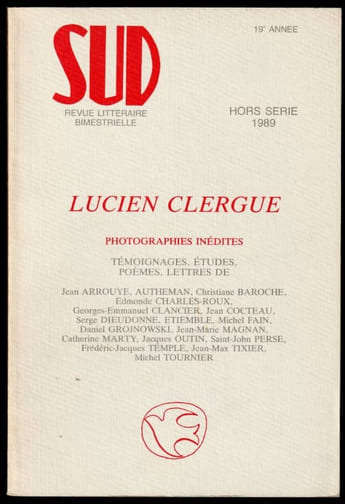 PHOTOGRAPHIES INÉDITES. Revue "Sud", hors série 1989.