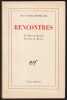 RENCONTRES. Feuilles d'agenda - Pierres de Rome. SCHLUMBERGER Jean