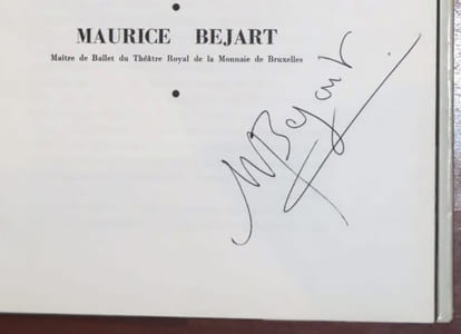 BALLET PANORAMA. [Signé par Serge Lido, Maurice Béjart et 12 autres danseurs]