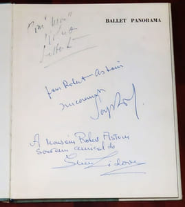 BALLET PANORAMA. [Signé par Serge Lido, Maurice Béjart et 12 autres danseurs]