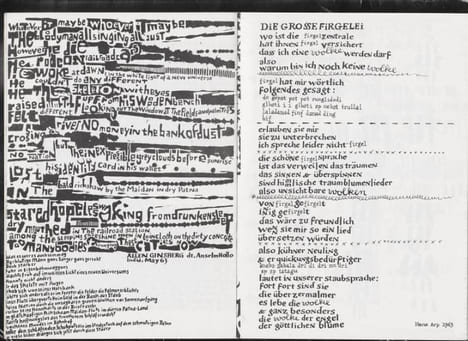 RHINOZEROS. Kalligrammatische Literaturrevue. N° 9, 1964.. DIENST Klaus-Peter, et al.