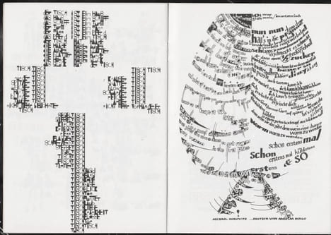 RHINOZEROS. Kalligrammatische Literaturrevue. N° 9, 1964.. DIENST Klaus-Peter, et al.