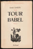 LA TOUR DE BABEL (Die Blendung). CANETTI Elias