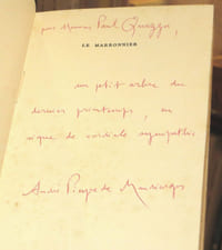 LE MARRONNIER [Édition originale hors commerce, sur vergé]