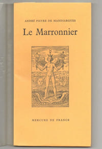 LE MARRONNIER [Édition originale hors commerce, sur vergé]
