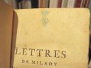 LETTRES DE MILADY JULIETTE CATESBY, A MILADY HENRIETTE CAMPLEY, SON AMIE.. [RICCOBONI Marie-Jeanne]