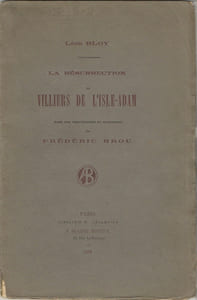 LA RÉSURRECTION DE VILLIERS DE L'ISLE-ADAM. [Édition originale sur vélin]