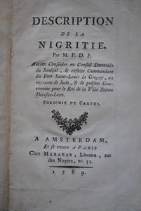 DESCRIPTION DE LA NIGRITIE. 