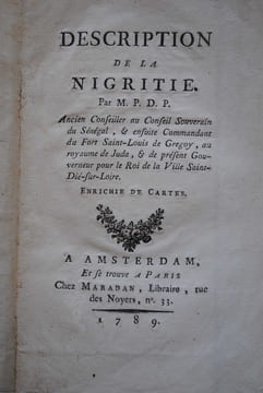 DESCRIPTION DE LA NIGRITIE. . PRUNEAU DE POMMEGORGE.