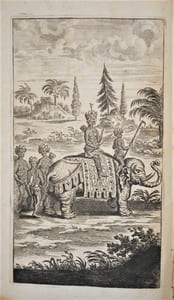  Voyage de Gautier Schouten aux Indes Orientales, commencé l’An 1658 & fini l’An 1665. Traduit du Hollandois. Où l’on void plusieurs Descriptions de Païs, Roïaumes, Iles & Villes, Sièges, Combats sur terre & sur mer, Coutumes, Manières, Religions de divers Peuples, Animaux, Plantes, Fruits, & autres Curiositez naturelles. Nouvelle Edition Corrigée & Augmentée de Figures.
