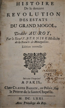 Histoire de la dernière révolution des états du grand mongol dédiée au Roy.. BERNIER, FRANÇOIS.