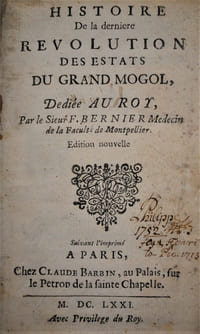 Histoire de la dernière révolution des états du grand mongol dédiée au Roy.