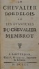 Le Chevalier Bordelois Ou les Aventures du Chevalier Membrot.. CADOUIN (PIERRE DE).
